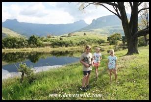 Joubert with good friends at Mahai in the Royal Natal National Park